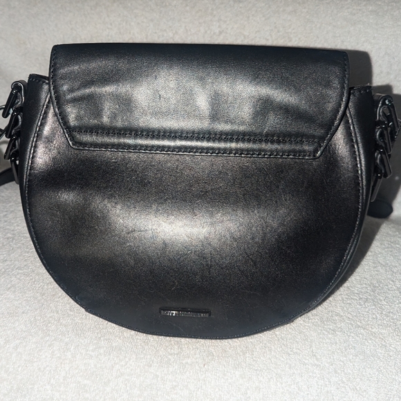 Rebecca Minkoff Star perforated leather Astor saddle bag. - Picture 2 of 11